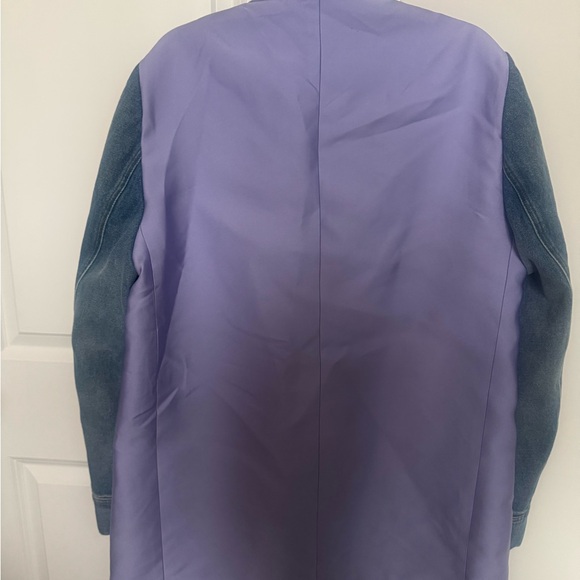 Dries Van Noten Blink Bis denim and satin blazer size medium - Picture 3 of 11